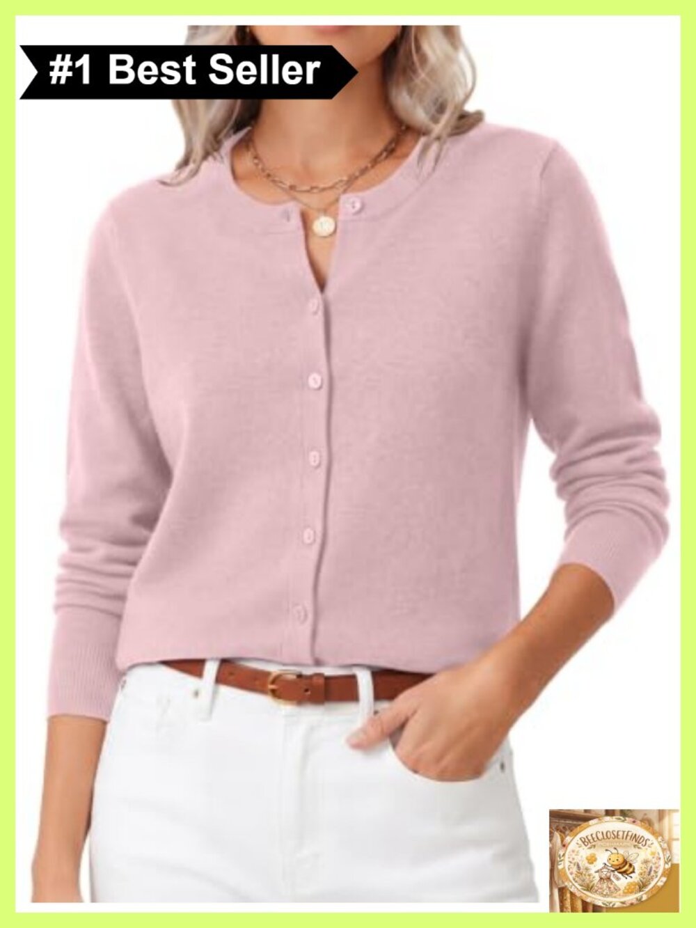 Wool Blend Button Front Cardigan Business Casual Long Sleeve Knit Sweater